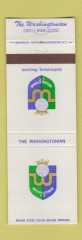 Matchbook Cover - The Washingtonian Gaithersburg MD country club