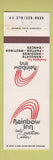 Matchbook Cover - Rainbow Inn Minneapolis?
