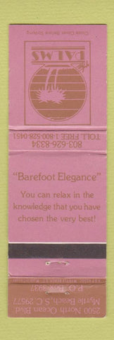 Matchbook Cover - The Palms Myrtle Beach SC