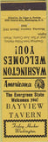 Matchbook Cover - Perkins Americana Bayview Tavern Friday Harbor WA Yellow
