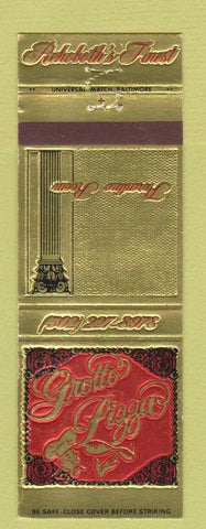 Matchbook Cover - Grotto Pizza Rehoboth DE