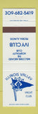 Matchbook Cover - Illinois Valley Yacht Club Peoria IL
