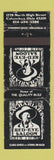 Matchbook Cover - Zachariah's Red Eye Saloon Columbus OH WORN