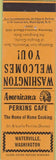 Matchbook Cover - Perkins Americana Perkins Cafe Waterville WA Orange