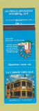 Matchbook Cover - La Cabane Grecque Montreal QC