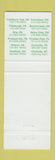 Matchbook Cover - Quaker Steak & Lube Wings Sharon PA