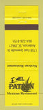 Matchbook Cover - El Patron Mexican Restaurant Anderson SC