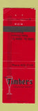 Matchbook Cover - The Timbers Restaurant Hales Corners WI
