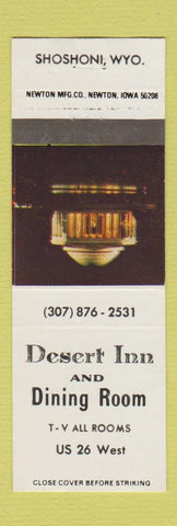 Matchbook Cover - Desert Inn Shoshoni WY