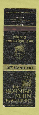 Matchbook Cover - Spanish Main Restaurant Louisville KY WEAR