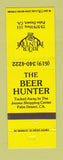 Matchbook Cover - The Beer Hunter Palm Desert CA