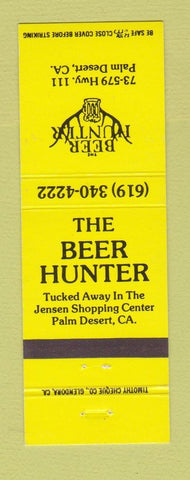 Matchbook Cover - The Beer Hunter Palm Desert CA