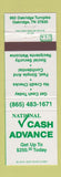 Matchbook Cover - National Cash Advance Oakridge TN