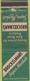 Matchbook Cover - Brokelman's Super Markets Gold Bond