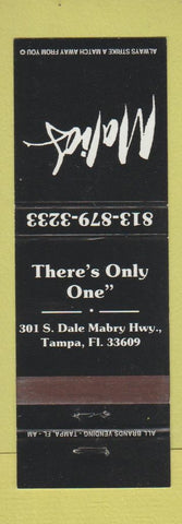 Matchbook Cover - Malios Tampa FL
