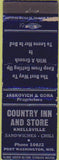 Matchbook Cover - Country Inn Store Port Washington WI