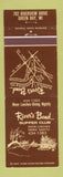 Matchbook Cover - River's Bend Supper Club Green Bay WI