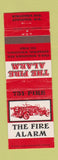 Matchbook Cover - Fire Alrm Appleton WI