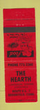 Matchbook Cover - The Hearth Brookfield CT