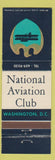 Matchbook Cover - National Aviation Club Washington DC