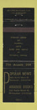 Matchbook Cover - Popular News Books Milwaukee Oshkosh WI