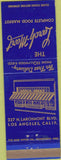 Matchbook Cover - Larch Mart Groceries Los Angeles CA