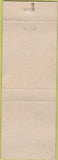 Matchbook Cover - Koehn's Stop  and  Shop NO TOWN