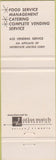 Matchbook Cover - Ace Foods Inc Milwaukee WI
