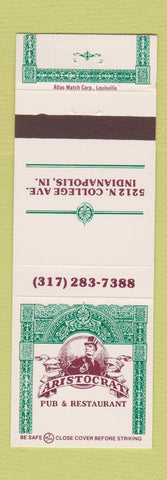 Matchbook Cover - Aristocrat Pub Restaurant Indianapolis IN