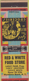 Matchbook Cover - Red  and  White Food Store Woodlawn Beach NY