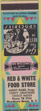 Matchbook Cover - Red  and  White Food Store Woodlawn Beach NY