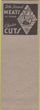 Matchbook Cover - Red  and  White Food Store Woodlawn Beach NY