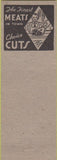 Matchbook Cover - Red  and  White Food Store Woodlawn Beach NY