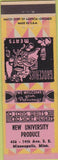 Matchbook Cover - New University Produce Minneapolis MN