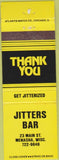 Matchbook Cover - Jitters Bar Menasha WI