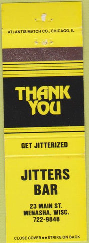 Matchbook Cover - Jitters Bar Menasha WI