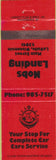 Matchbook Cover - Nobs Landing LaValle WI