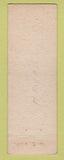 Matchbook Cover - 19th Infantry Rock of Chickamauga Schofield Barracks TH Hawaii