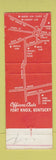 Matchbook Cover - Armored Center Officers Mess Fort Knox KY