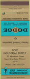 Matchbook Cover - Dodge Transmissions Cape Girardeau MO