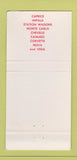 Matchbook Cover - 1971 Chevrolet Spencer Ault Colorado 30 Strike