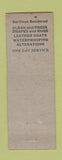 Matchbook Cover - Athens Dry Cleaning TN low phone #