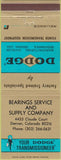 Matchbook Cover - Dodge Transmissions Denver CO