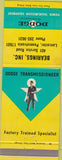 Matchbook Cover - Dodge Transmissions Lancaster PA