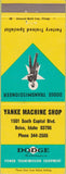 Matchbook Cover - Dodge Transmissions Boise ID