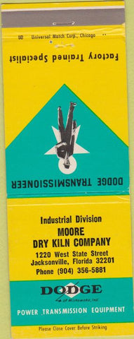 Matchbook Cover - Dodge Transmissions Jacksonville FL