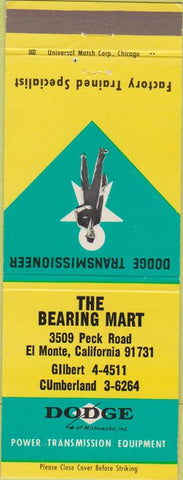 Matchbook Cover - Dodge Transmissions El Monte CA