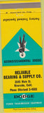 Matchbook Cover - Dodge Transmissions Riverside CA CREASE