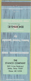 Matchbook Cover - Dodge Transmissions Dallas TX