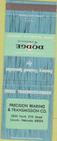Matchbook Cover - Dodge Transmissions Lincoln NE
